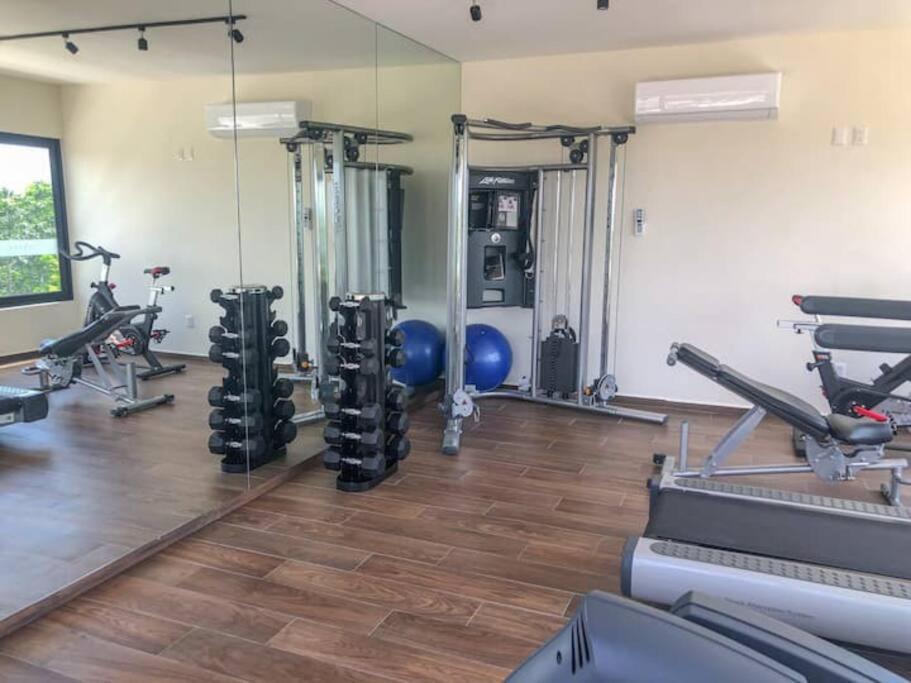Suit Next To The Common Top Roof Exclusive Building Kingsize Bed 2 Super Pools, Gym, Grill Tulum Zewnętrze zdjęcie