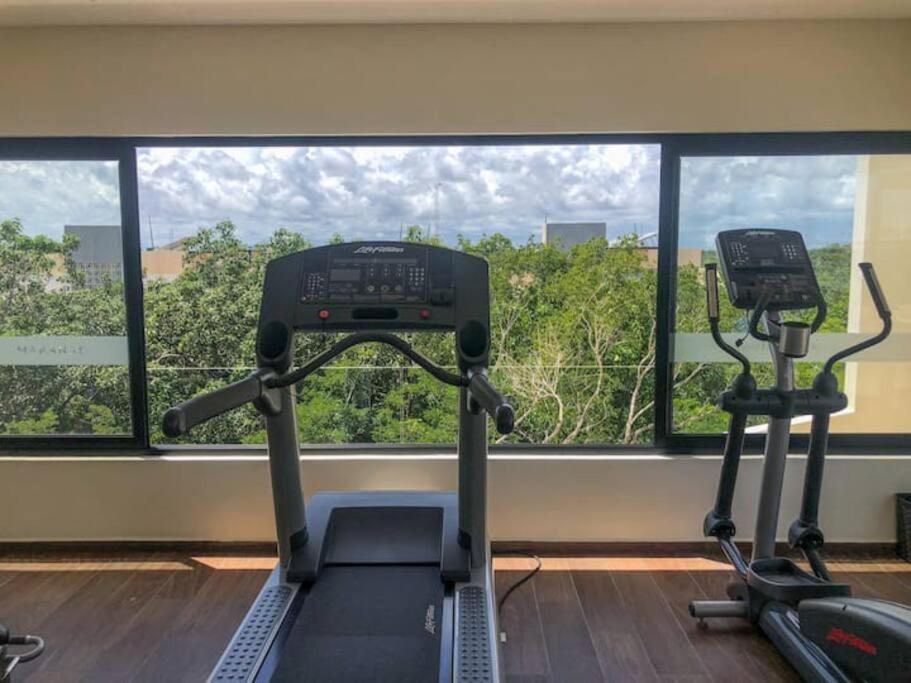 Suit Next To The Common Top Roof Exclusive Building Kingsize Bed 2 Super Pools, Gym, Grill Tulum Zewnętrze zdjęcie