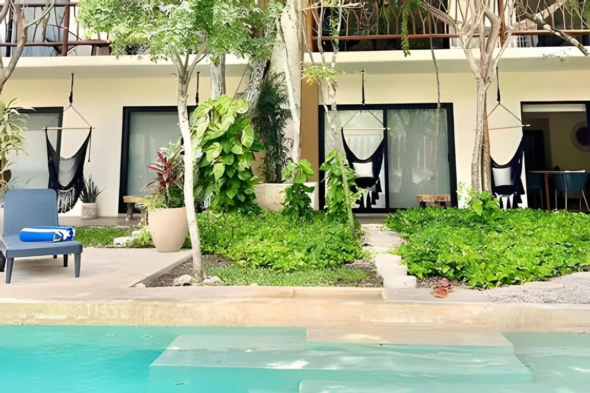 Suit Next To The Common Top Roof Exclusive Building Kingsize Bed 2 Super Pools, Gym, Grill Tulum Zewnętrze zdjęcie