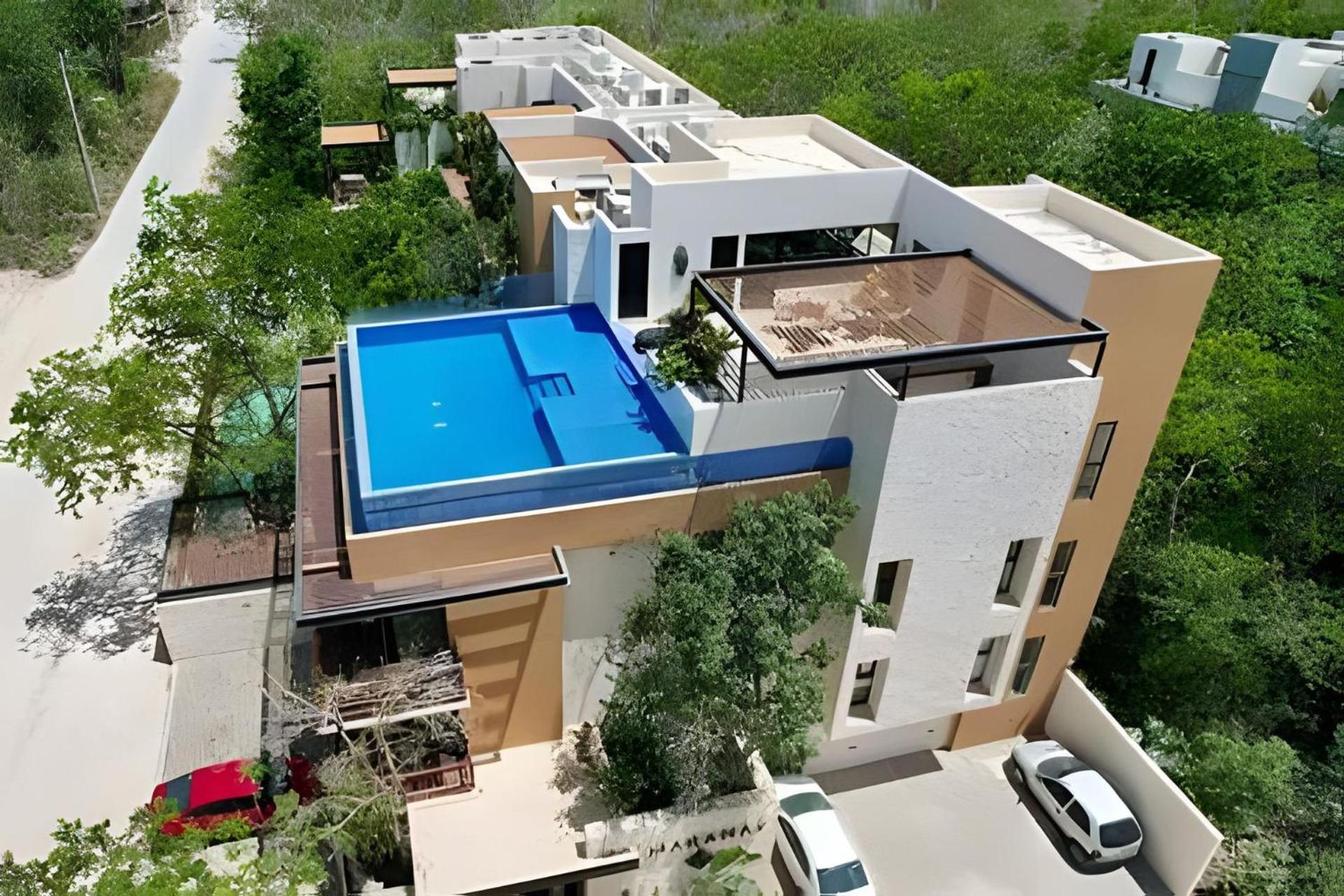 Suit Next To The Common Top Roof Exclusive Building Kingsize Bed 2 Super Pools, Gym, Grill Tulum Zewnętrze zdjęcie