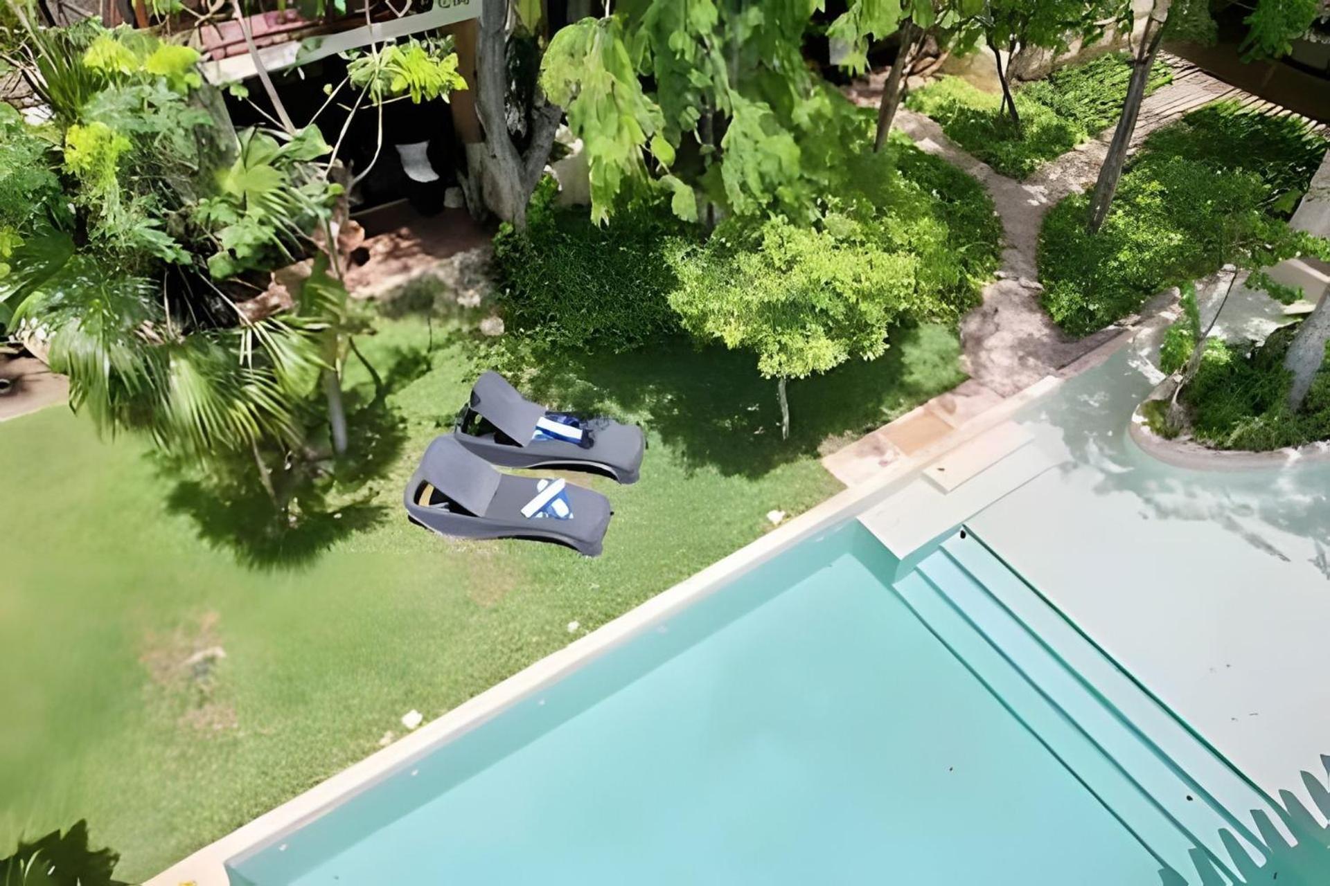 Suit Next To The Common Top Roof Exclusive Building Kingsize Bed 2 Super Pools, Gym, Grill Tulum Zewnętrze zdjęcie