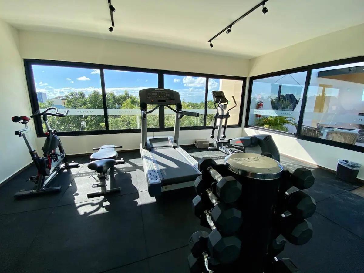 Suit Next To The Common Top Roof Exclusive Building Kingsize Bed 2 Super Pools, Gym, Grill Tulum Zewnętrze zdjęcie